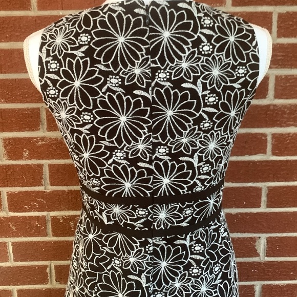 Talbots Black and White Embroidered Dress - Picture 5 of 6